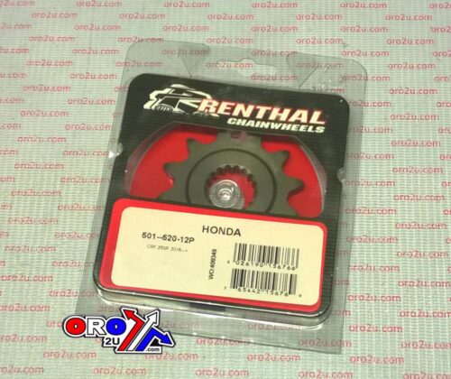 FRONT SPROCKET RENTHAL HONDA CRF250R 18, RENTHAL 501-520-12P, 501–520-12P
