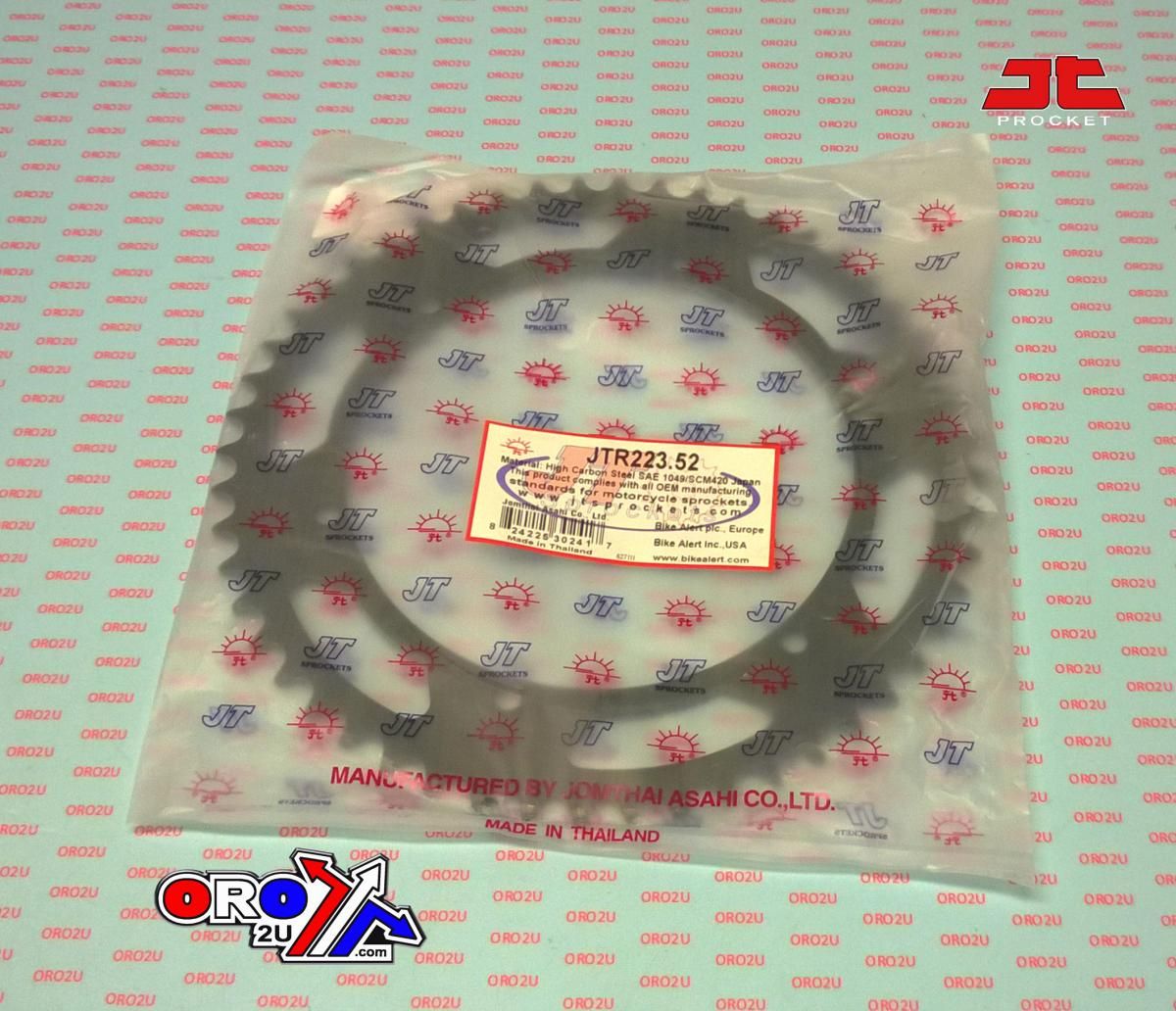 REAR SPROCKET JTR223.52 STEEL BLACK, BLACK - Image 2