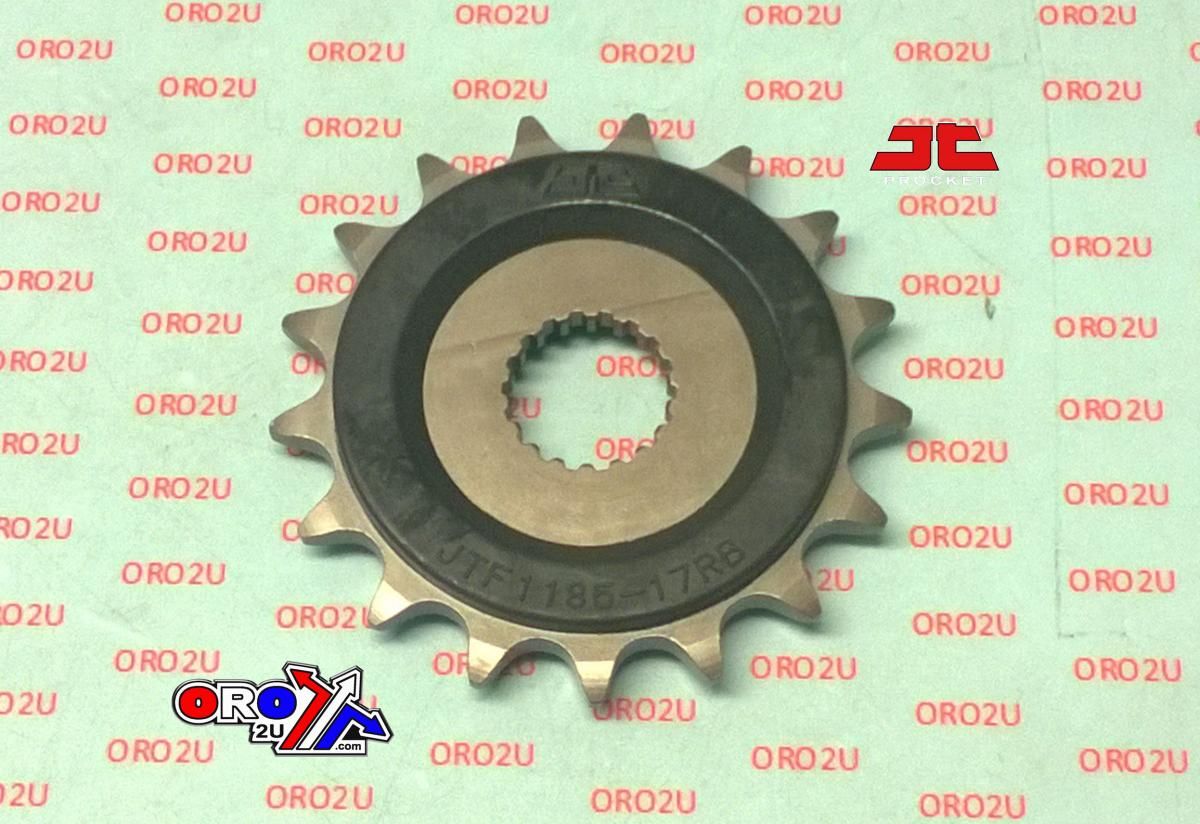 FRONT SPROCKET JTF1185.17RB, RUBBER CUSHOINED - Image 2