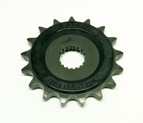 FRONT SPROCKET JTF1186.17RB, RUBBER CUSHOINED