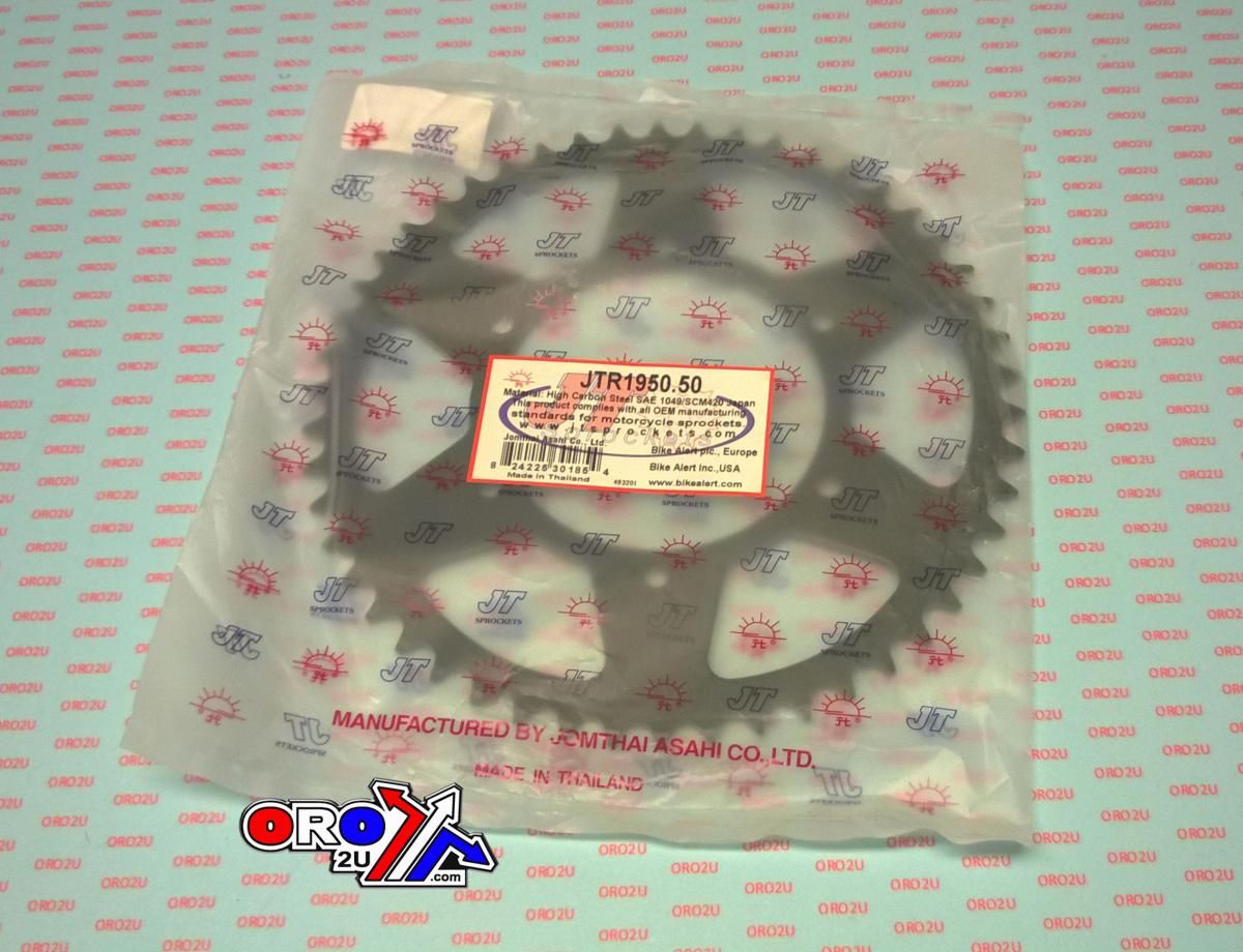 REAR SPROCKET JTR1950.50 STEEL BLACK SR1950-50 - Image 2