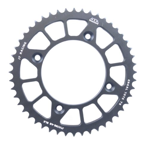 REAR SPROCKET ALLOY BLACK 798, JTA798.48BLK 7075-T6 Aluminium