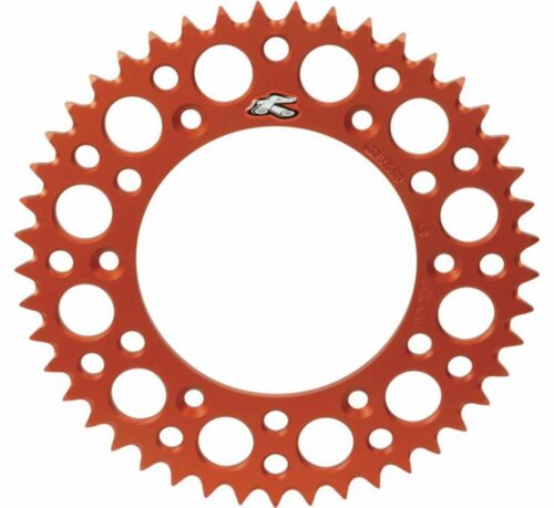REAR SPROCKET ALLOY RENTHAL ORANGE, ULTRALITE 441U-428-50GPOR, 441U-428-50GPOR