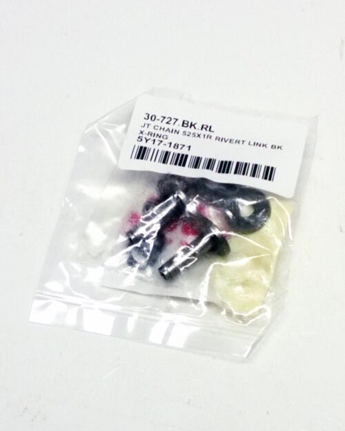 JT CHAIN 525X1R RIVERT LINK BK, X-RING, JTC525X1RRL