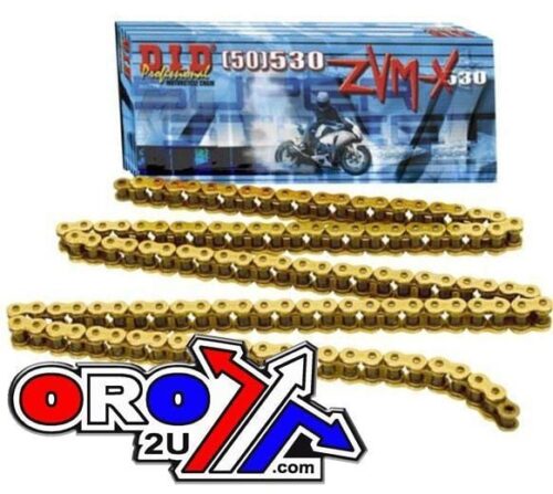DID 530ZVM-X GOLD CHAIN 112L, DID530ZVMXGG112, 530ZVM-X, 3012652, ROAD, MC