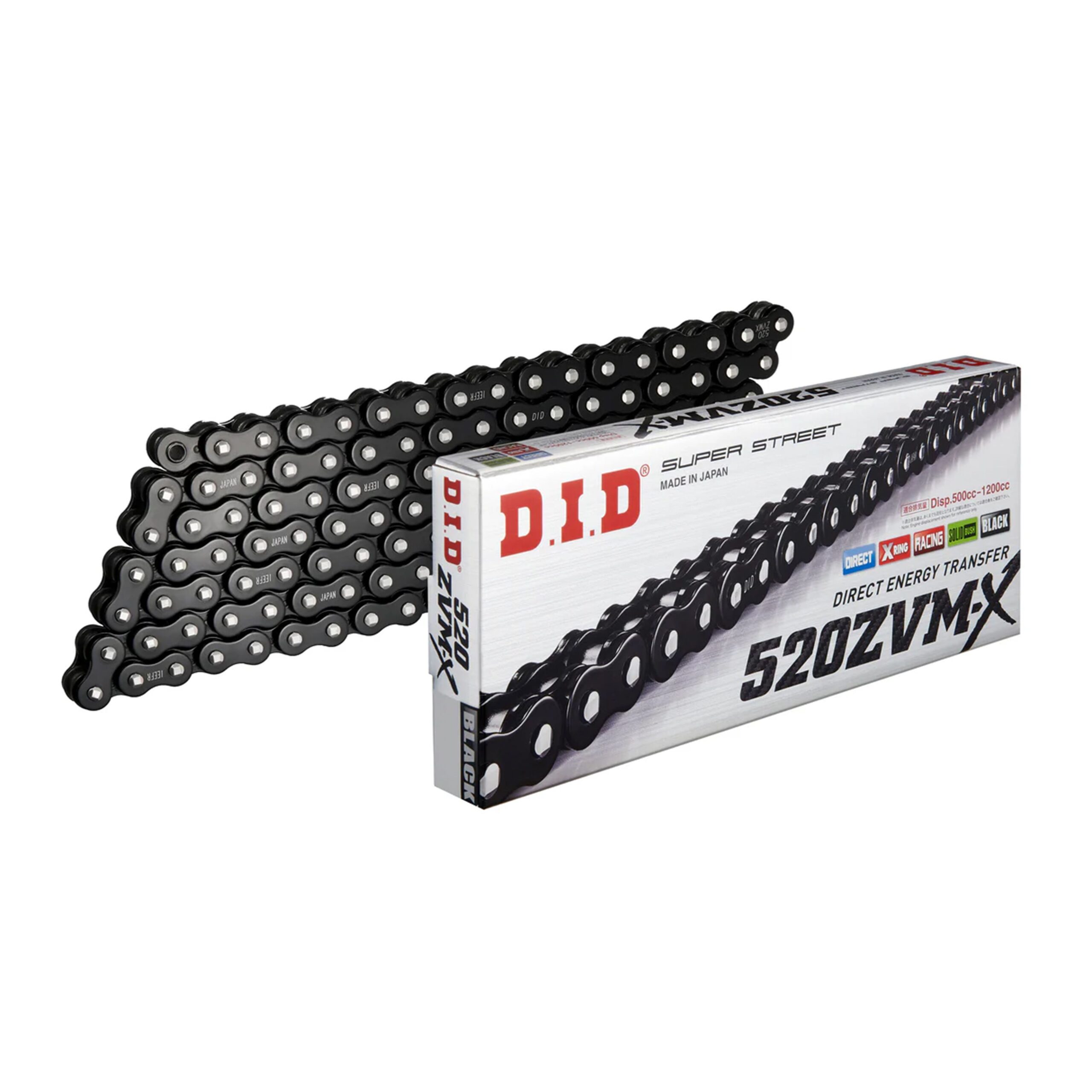 DID 520ZVM-X BLACK CHAIN 108L ZJ DID520ZVMX108