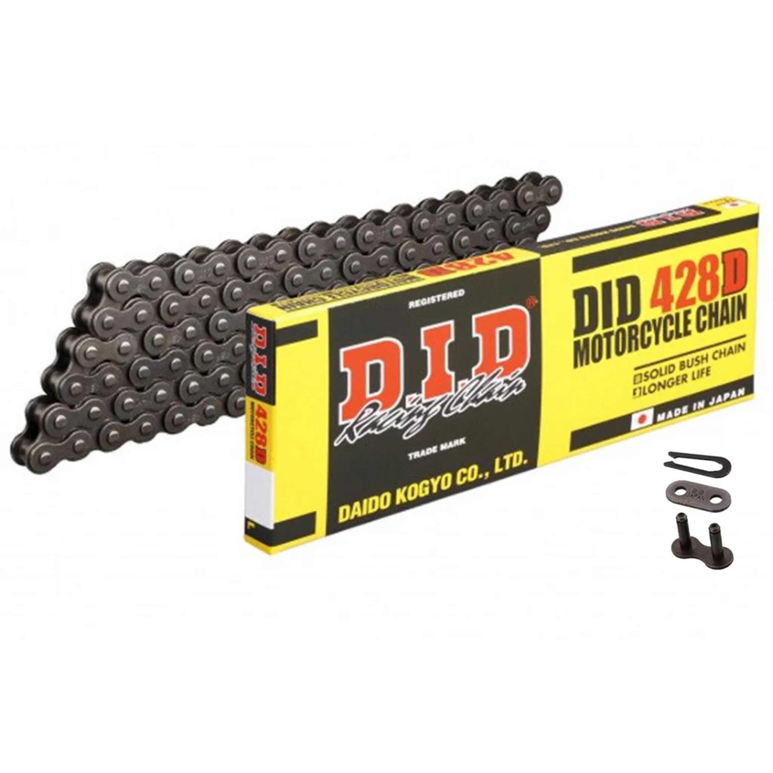 DID 428D [RJ] CHAIN 146L BLACK DID428D146