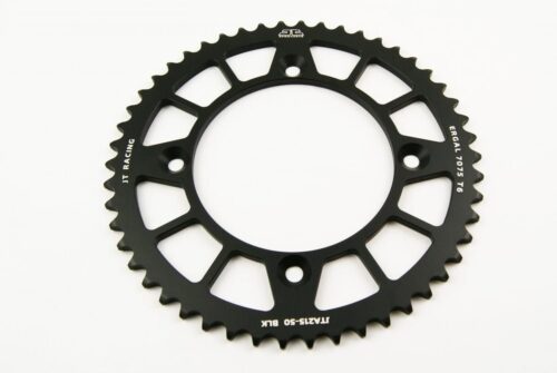 REAR SPROCKET ALLOY BLACK 215, JTA215.50BLK 7075-T6 Aluminium