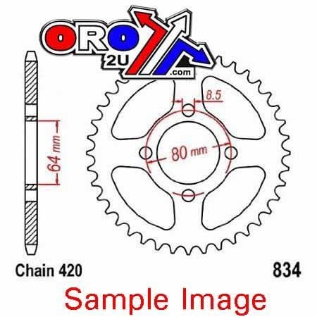 REAR SPROCKET 834-32 STEEL 420 21W-25432-10-00 4BC-25432-50-00