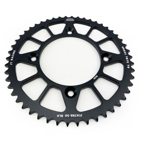 REAR SPROCKET ALLOY BLACK 798, JTA798.50BLK 7075-T6 Aluminium