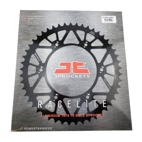 REAR SPROCKET ALLOY BLACK. JTA1489.42BLK, 7075-T6 Aluminium