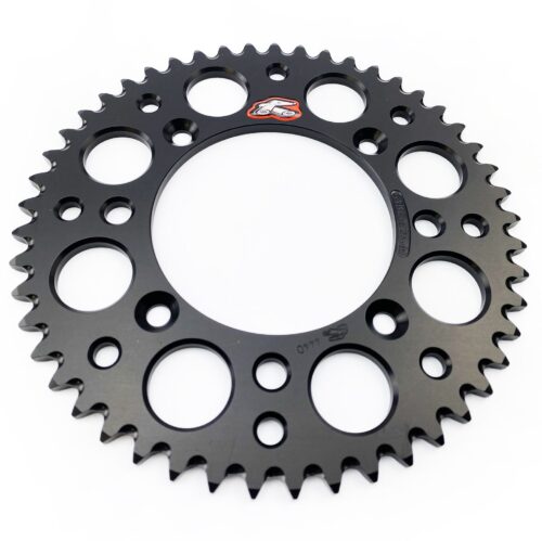 REAR SPROCKET BLACK ALLOY RENTHAL 49T, 2025 GASGAS/HUSQVARNA/KTM, ULTRALITE 518U-420-49GPBK