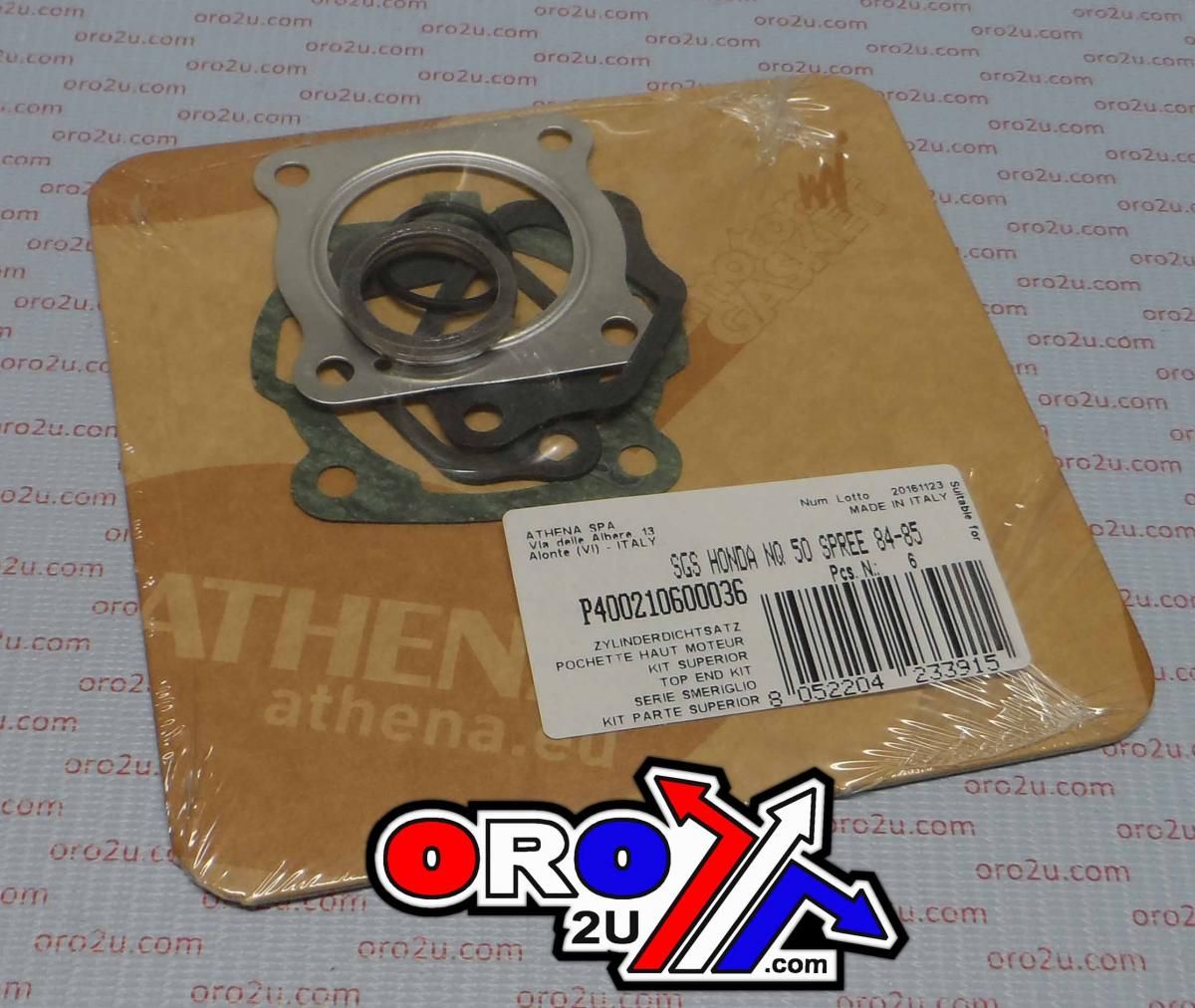 TOP END GASKET SET HONDA NQ 50 SPREE 84-85, ATHENA P400210600036 - Image 2