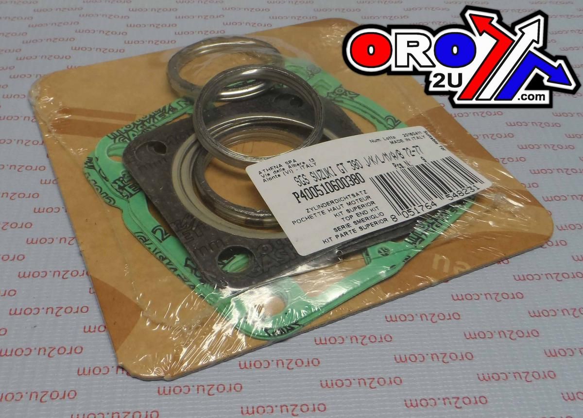TOP END GASKET SET SUZUKI GT 380 72-77, ATHENA P400510600380 - Image 2