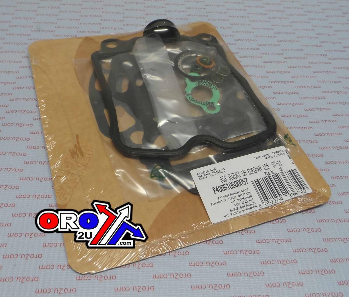 TOP END GASKET SET SUZUKI UH 125 07-13, ATHENA P400510600057 BURGMAN