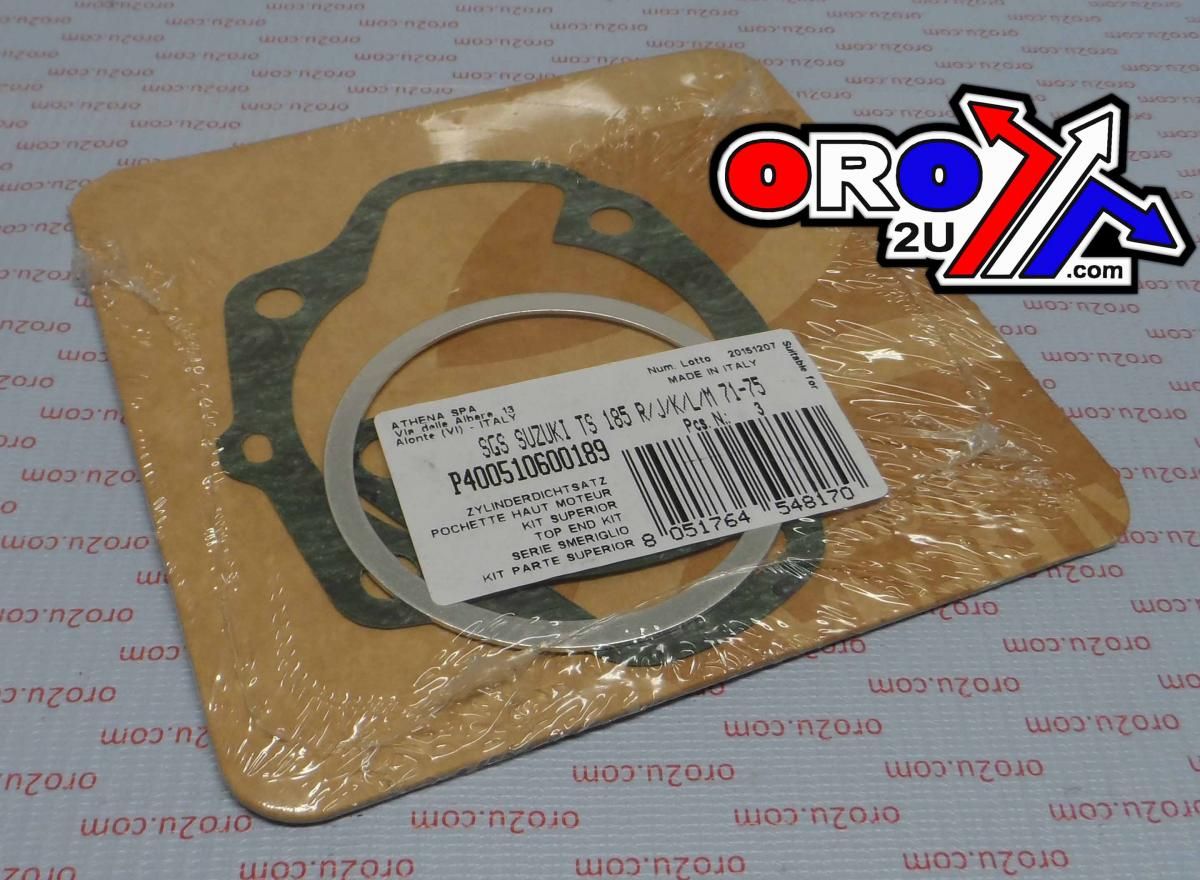 TOP END GASKET SET SUZUKI TS 185 71-75, ATHENA P400510600189