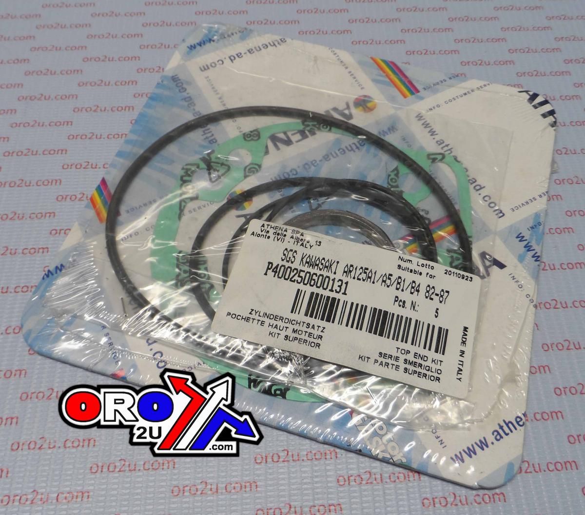 TOP END GASKET SET KAWASAKI AR 125 82-91, ATHENA P400250600131 - Image 2