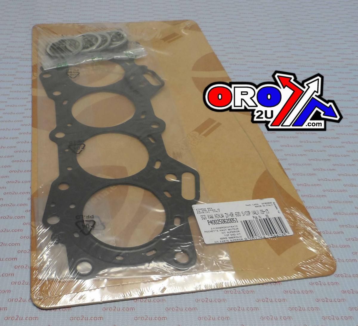 TOP END GASKET SET KAWASAKI ZX-6R 600 09-15, ATHENA P400250620051 NINJA - Image 2