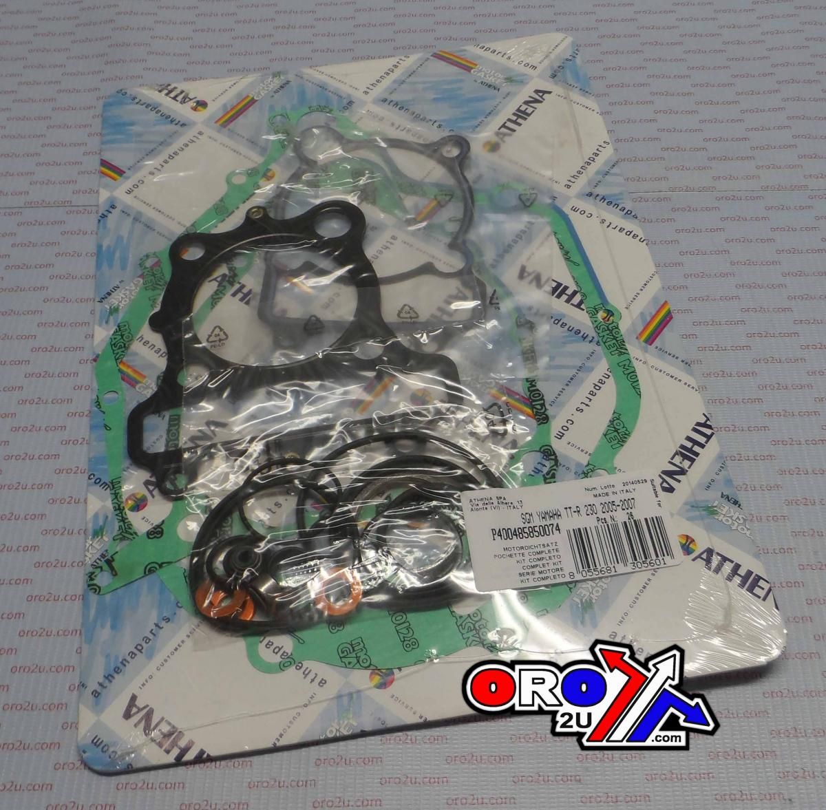 COMPLETE GASKET KIT TT-R 230 05-07, ATHENA P400485850074 YAMAHA - Image 2