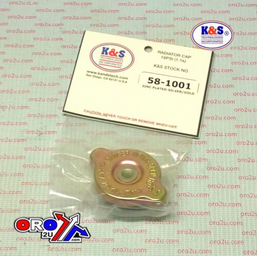 RADIATOR CAP 1:1 (16 psi) GOLD K&S 58-1001