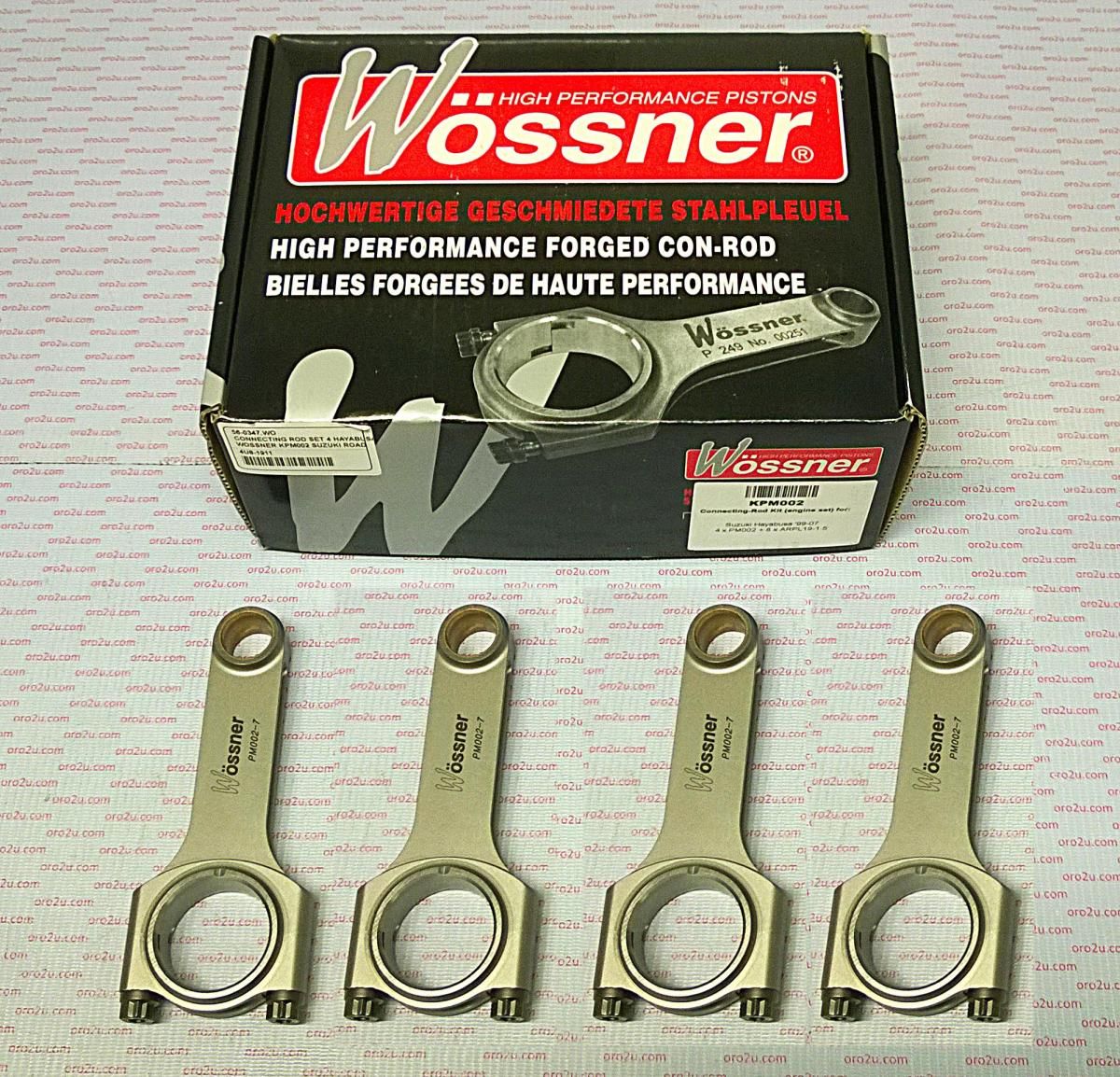 CONNECTING ROD SET4 SUZUKI WOSSNER KPM005 - Image 3
