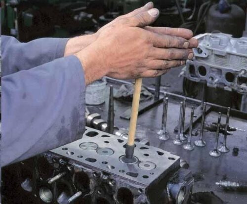 WOODEN HAND VALVE LAPPING GRINDING TOOL SET 35/28 & 16/21