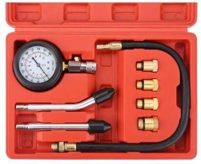 PETROL ENGINE COMPRESSION TEST TOOL KIT, 10 12 14 & 18mm PLUGS / 0-300psi 0-20bar - Image 5