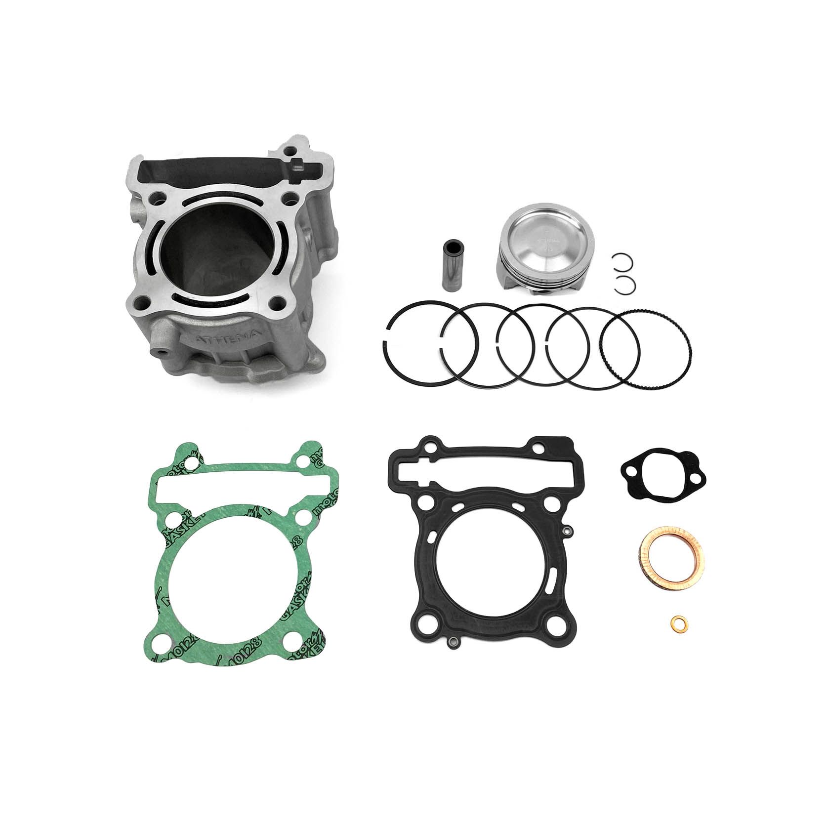 CYLINDER FULL KIT 63MM YAMAHA N-MAX 150 15-16, ATHENA P400485100057 182CC BIG BORE, (Piston included) - Image 3