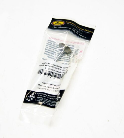 VALVE EXHAUST WHITE DIAMOND GSX-R1300 99-19, KIBBLEWHITE 60-60010H HAYABUSA, SUZUKI 12912-24F00 ROAD