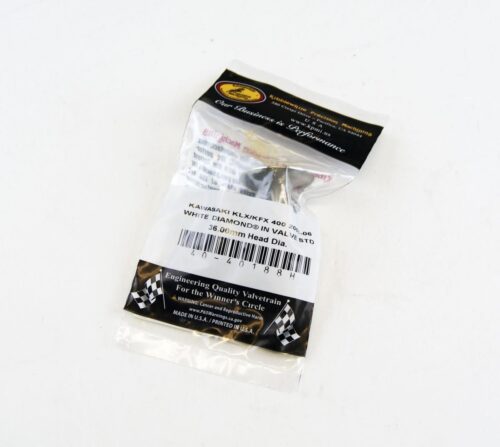 VALVE INTAKE WHITE DIAMOND KLX KFX DRZ 400, KIBBLEWHITE 40-40188H, Kawasaki KLX / KFX 400 01-06 Motorcycle SUZUKI DRZ / LTZ 400 2000 – 2007