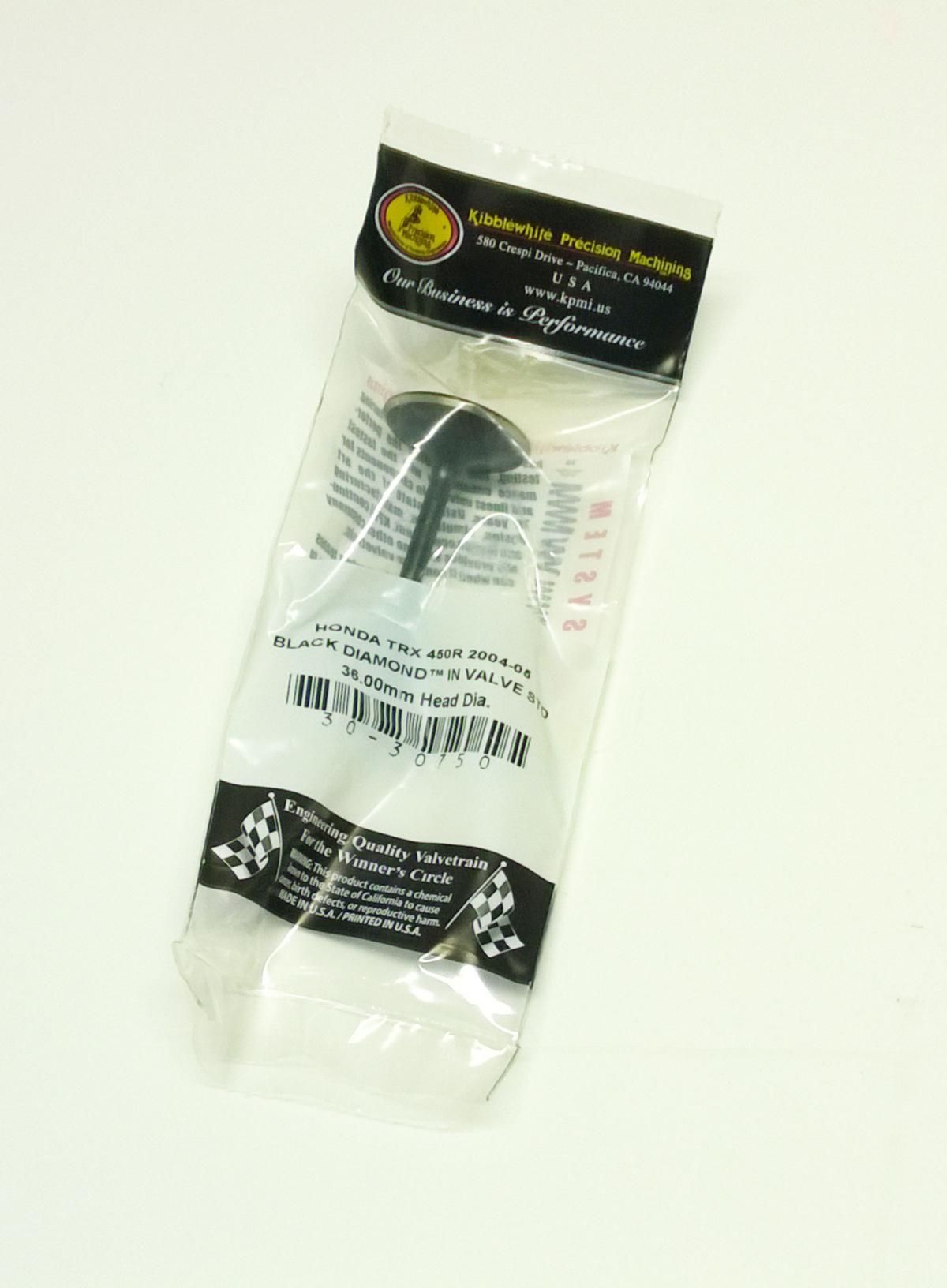 VALVE INTAKE 14711-HP1-670, HONDA TRX450R 04-05 30-30750, 14751-MEB-670 - Image 2