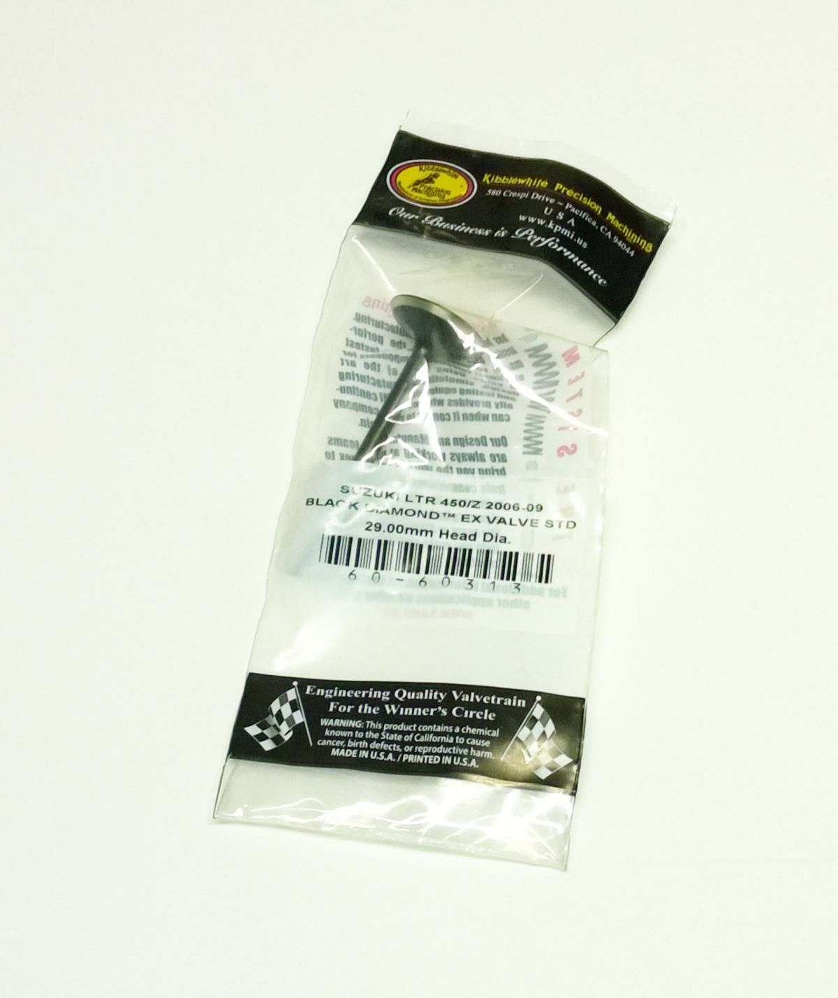 VALVE EXHAUST 12912-45G11, LT-R450 KIBBLEWHITE 60-60313, 12922-35G00 - Image 2