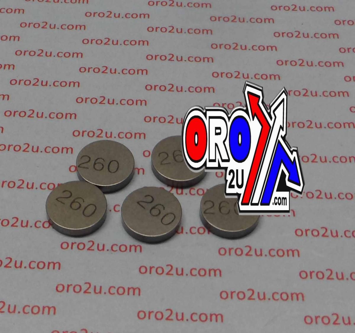 VALVE SHIM 2.60 13mm PK/5 K&L 13-7691 - Image 3