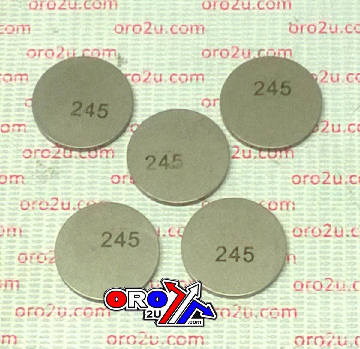 VALVE SHIM 2.45 25mm PK/5 K&L 13-7527 - Image 2