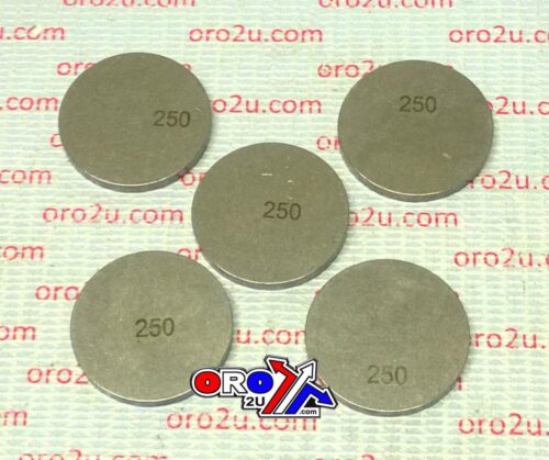 VALVE SHIM 2.50 25mm PK/5 K&L 13-7528