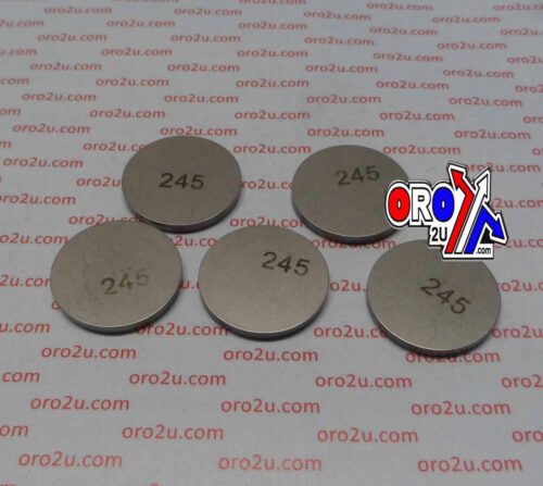 VALVE SHIM 2.45 25mm PK/5 K&L 13-7527