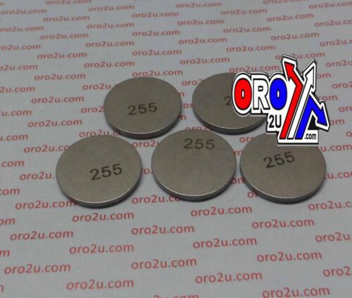 VALVE SHIM 2.55 25mm PK/5 K&L 13-7529