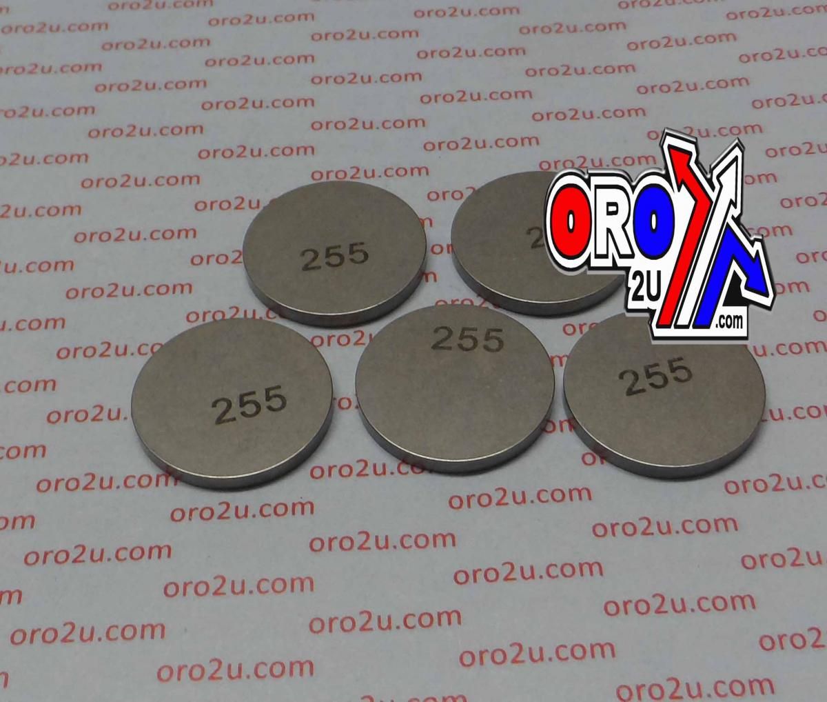 VALVE SHIM 2.55 25mm PK/5 K&L 13-7529