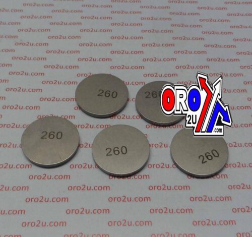 VALVE SHIM 2.60 25mm PK/5 K&L 13-7622