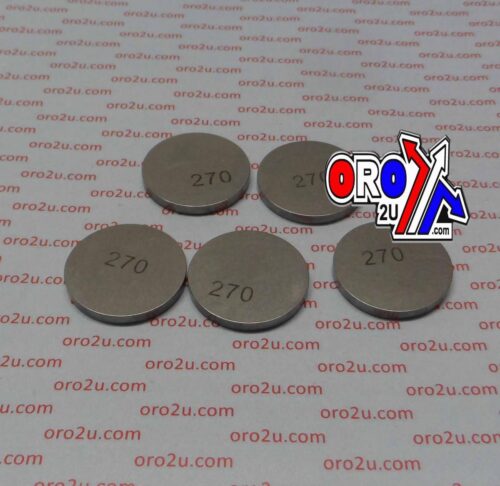 VALVE SHIM 2.70 25mm PK/5 K&L 13-7624