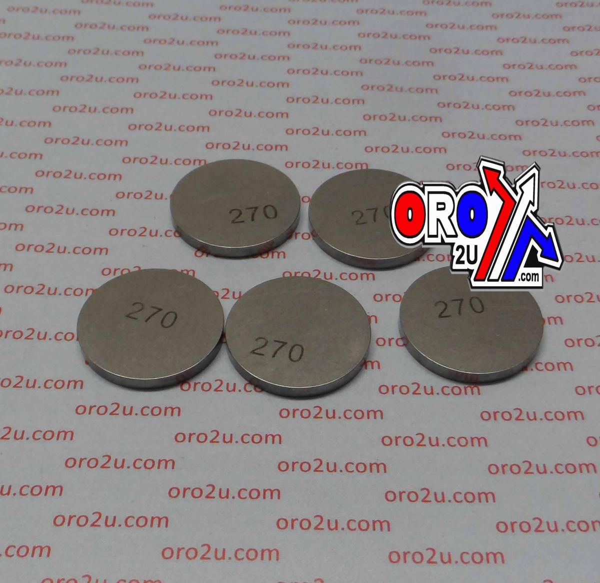 VALVE SHIM 2.70 25mm PK/5 K&L 13-7624