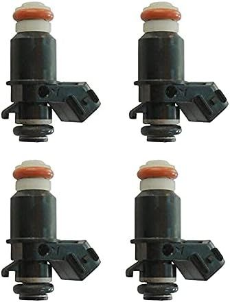 4PCS FUEL INJECTORS 05-06 SUZUKI GSXR1000 1571010G00 FJ338 16450-PLC-003 - Image 2