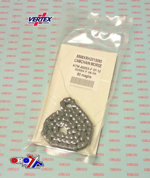 CAM CHAIN 98XRH2015-80M, VERTEX 8898XRH2015080, Made in Japan
