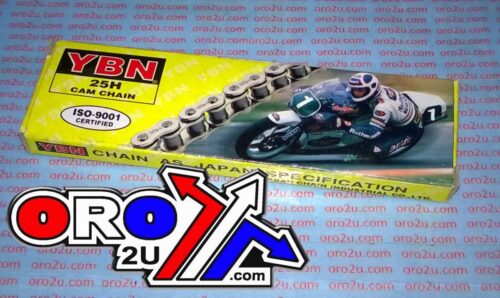 CAM CHAIN YBN 25H 104 LINKS, YBN 280-0052, Y25H104, LT-F250 YFM250