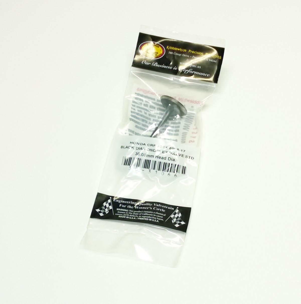 VALVE EXHAUST CRF450X 05-17, KIBBLEWHITE 30-31066 - Image 4