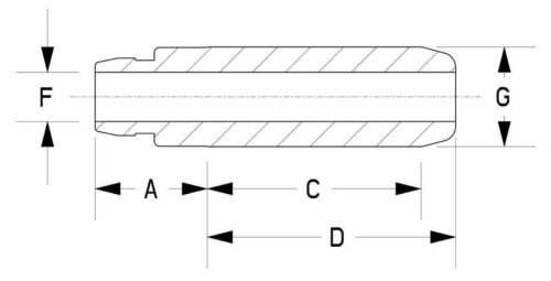 VALVE GUIDE EXHAUST YZF R1, 80-80180, 1998-2003, KIBBLEWHITE, ROAD