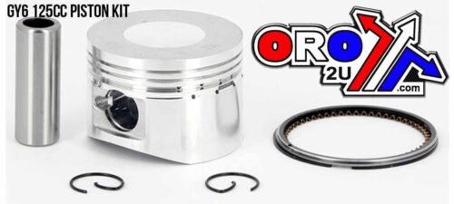 PISTON KIT 52.4mm GY6 125cc 4T PISCGY6125