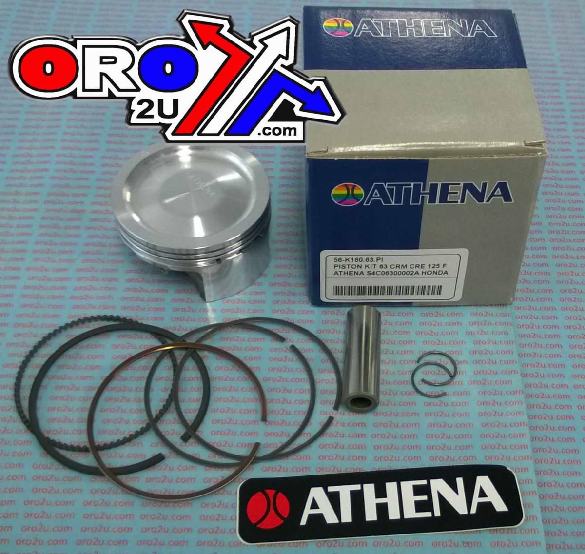 PISTON KIT 63MM HONDA CRE/YAMAHA WR 125 08-11, ATHENA S4C06300002A 182CC BIG BORE