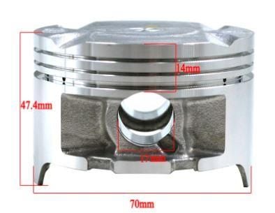 PISTON KIT 70.50mm HONDA XL250 NX250 - Image 4