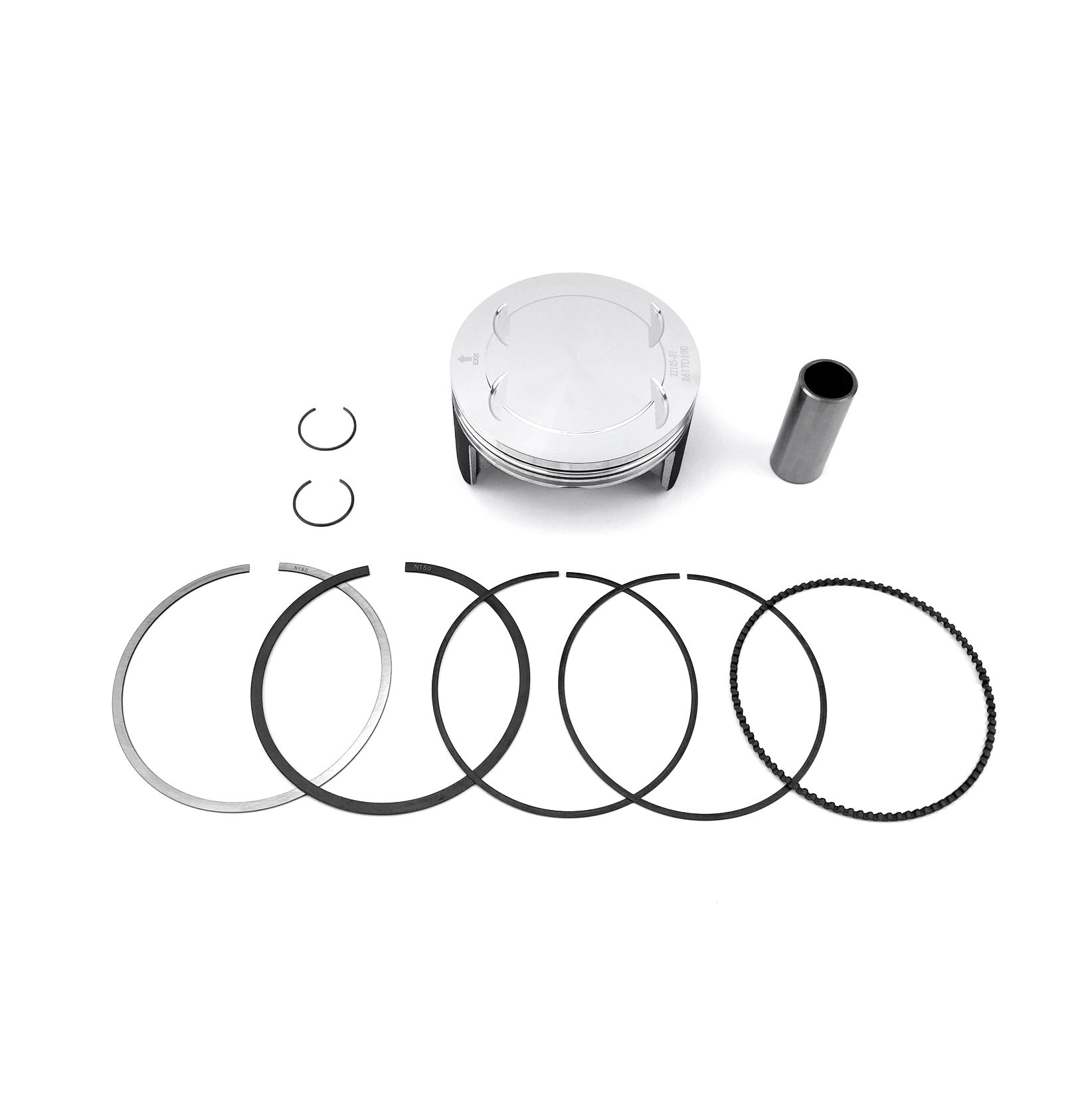 PISTON KIT 04-17 XT660R 102mm, FORGED WOSSNER 8617D200